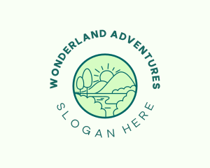 Nature Mountain National Park logo design