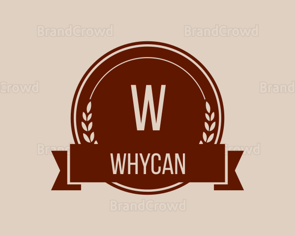 Wheat Farm Bakery Banner Logo