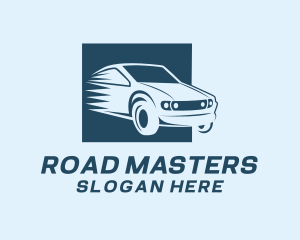 Driving - Racing Fast Car logo design