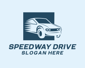 Driver - Racing Fast Car logo design