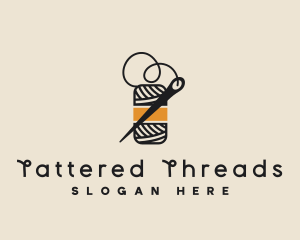 Yarn Thread Needle logo design