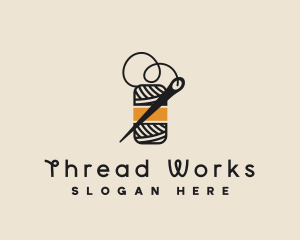 Thread - Yarn Thread Needle logo design