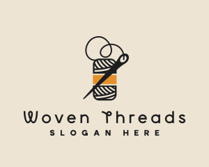 Yarn Thread Needle logo design