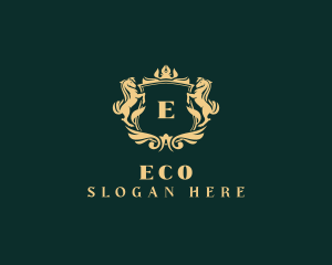 Elegant Horse Crest Logo
