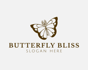 Butterfly - Butterfly Key Wings logo design