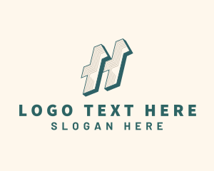 Publishing - Boutique Apparel Letter H logo design