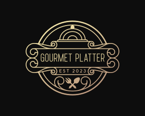 Gourmet Restaurant Dining logo design