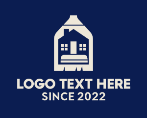 Sanitation - Home Cleaning Service logo design