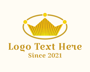 Sovereign - Gold Crown Emblem logo design