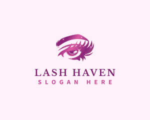 Woman Eye Salon logo design