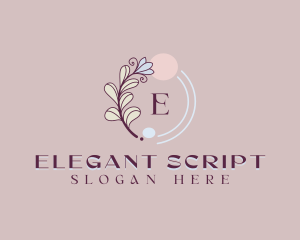 Feminine Beauty Flower logo design