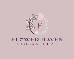 Feminine Beauty Flower logo design