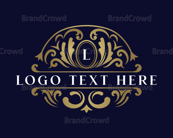 Luxury Ornament Leaves Logo