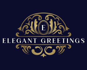 Luxury Ornament Leaves logo design