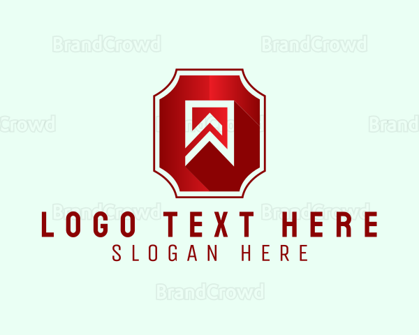 Modern Bookmark Banner Logo