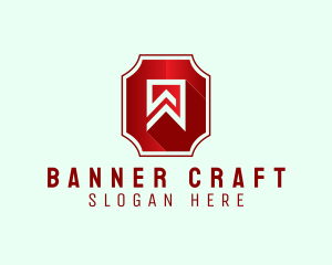 Modern Bookmark Banner logo design