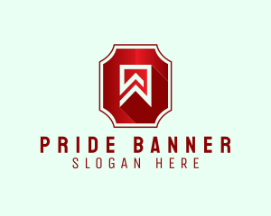 Modern Bookmark Banner logo design