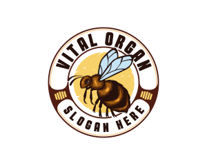 Honey Bee Organic logo design