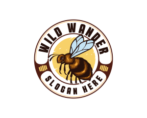 Honey Bee Organic logo design