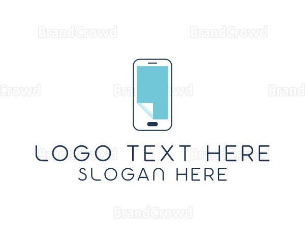 Mobile Phone File Logo