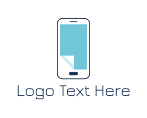 File - Mobile Phone File logo design