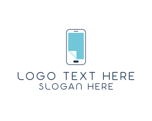 Telecommunication - Mobile Phone File logo design