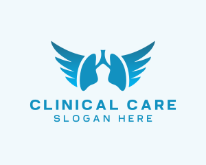 Lung Wings Clinic  logo design