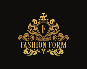 Royal Fashion Shield  logo design