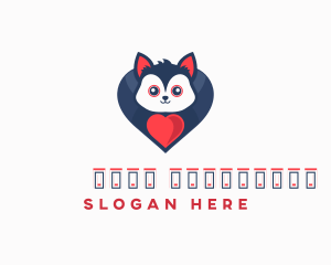 Wild - Cute Wolf Animal Shelter logo design