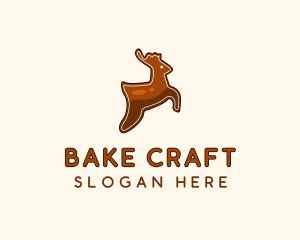 Sweet Cookie Deer logo design