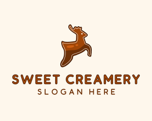 Sweet Cookie Deer logo design