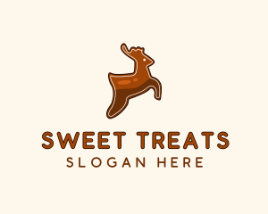 Sweet Cookie Deer logo design
