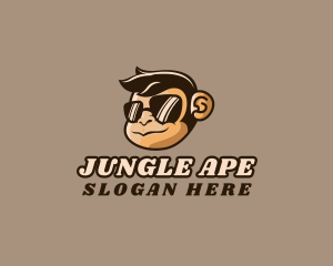 Monkey Ape Sunglasses logo design