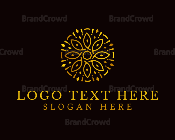 Luxury Mandala Flower Logo