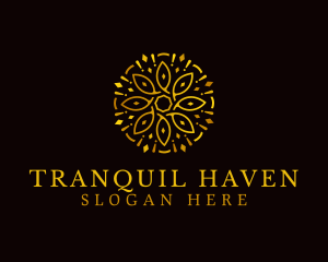  Luxury Mandala Flower logo design