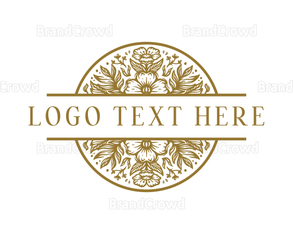 Botanical Floral Boutique Logo