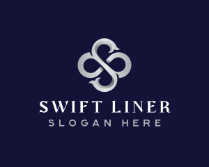 Infinity Loop Letter S logo design