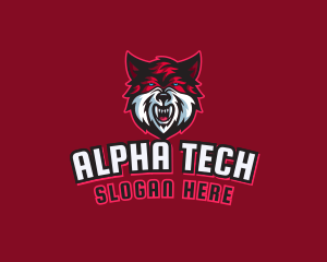 Alpha - Wild Wolf Esports logo design