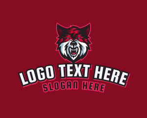 Coyote - Wild Wolf Esports logo design