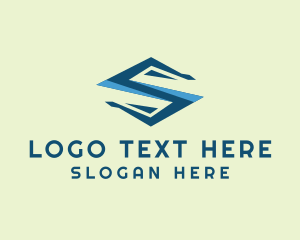 Technology - Online Software Letter S logo design