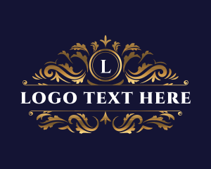 Deluxe - Elegant Premium Crest logo design