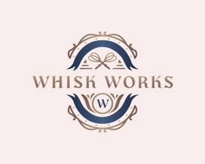 Elegant Whisk Patisserie logo design