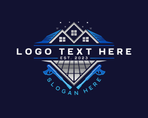 Clean - Floor Cleaning Power Wash logo design