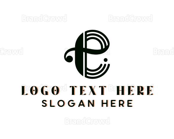 Creative Agency Brand Letter E Logo