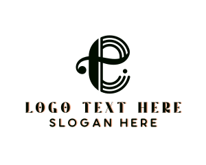 Business - Creative Agency Brand Letter E logo design