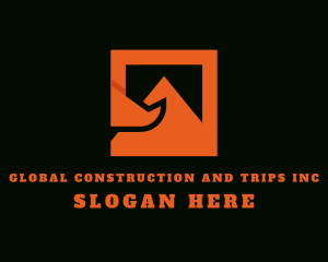Excavation - Industrial Mountain Machinery logo design