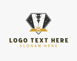 Mechanical - CNC Laser Automation logo design