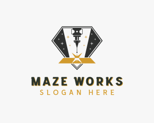 CNC Laser Automation  logo design