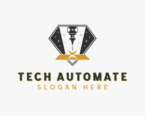 CNC Laser Automation  logo design