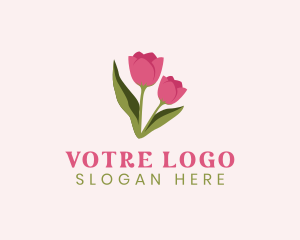 Tulip - Tulip Flower Plant logo design